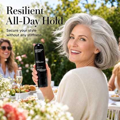 🔥LIMITED-TIME 50% OFF! 🎄Peach-Scented Volumizing & Setting Spray – Lightweight, Bouncy Hair & Long-Lasting Hold ✨